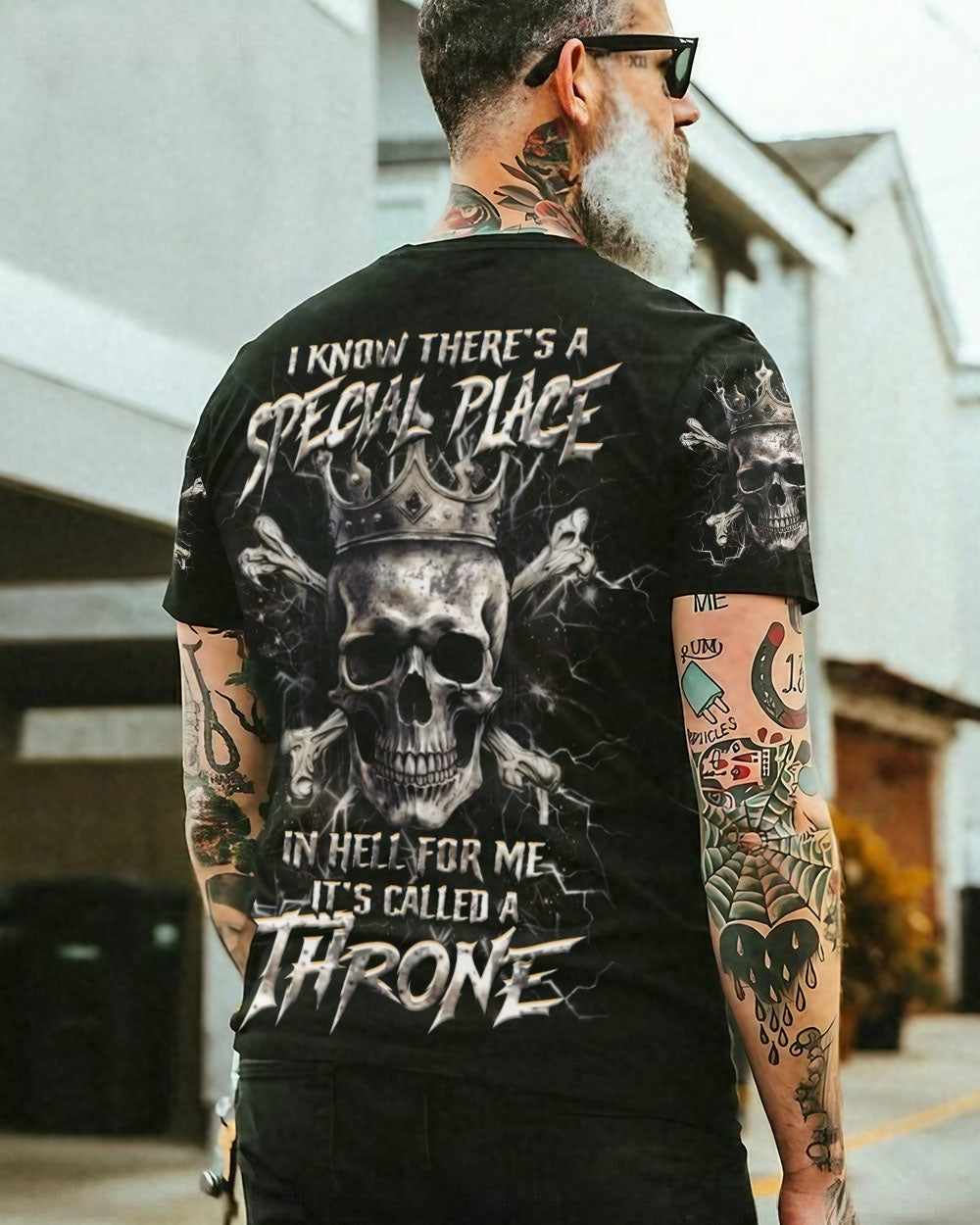 BLISSCORNERS THRONE SKULL ALL OVER PRINT