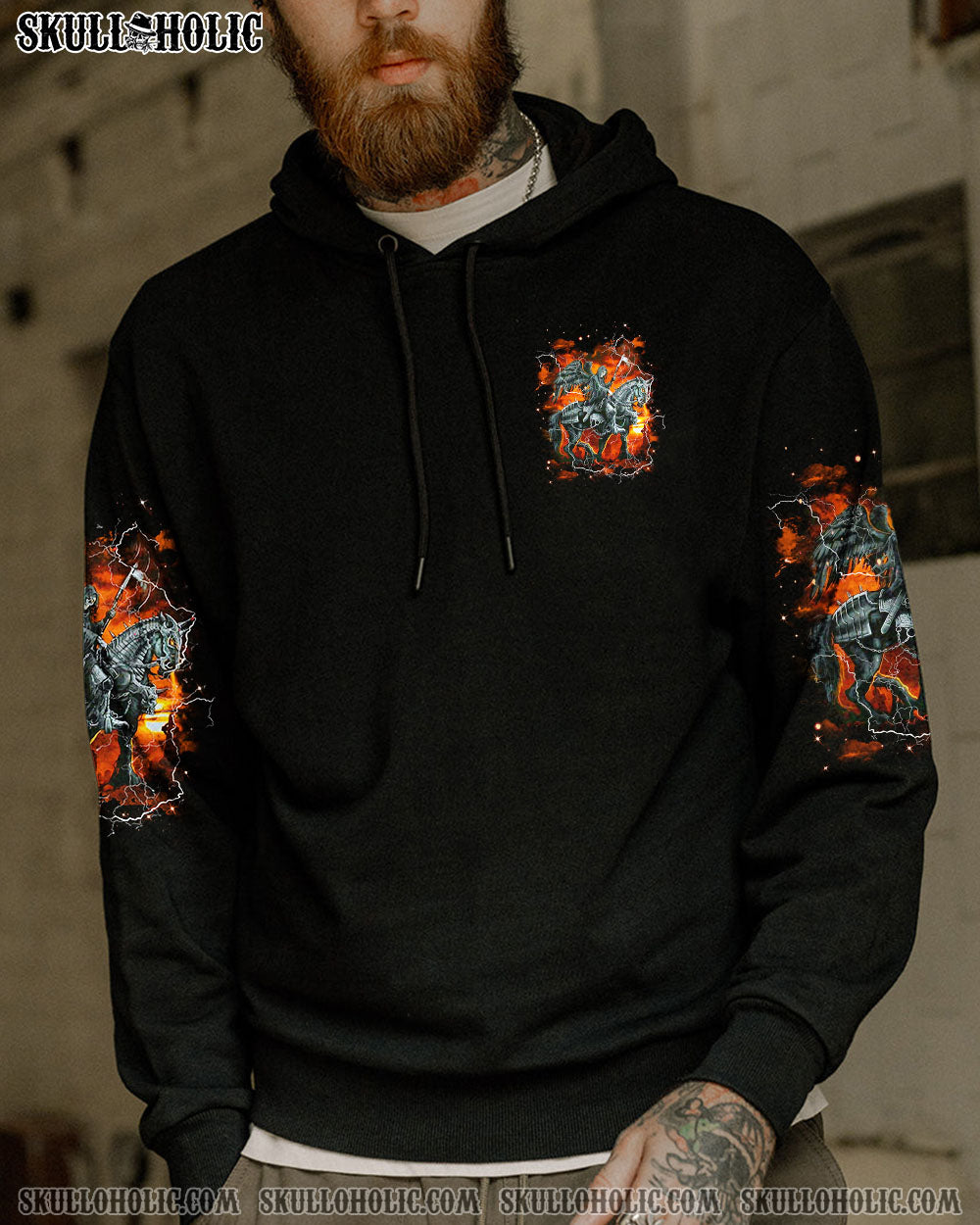 BLISSCORNERS AS I WALK THROUGH THE VALLEY SKULL REAPER ALL OVER PRINT