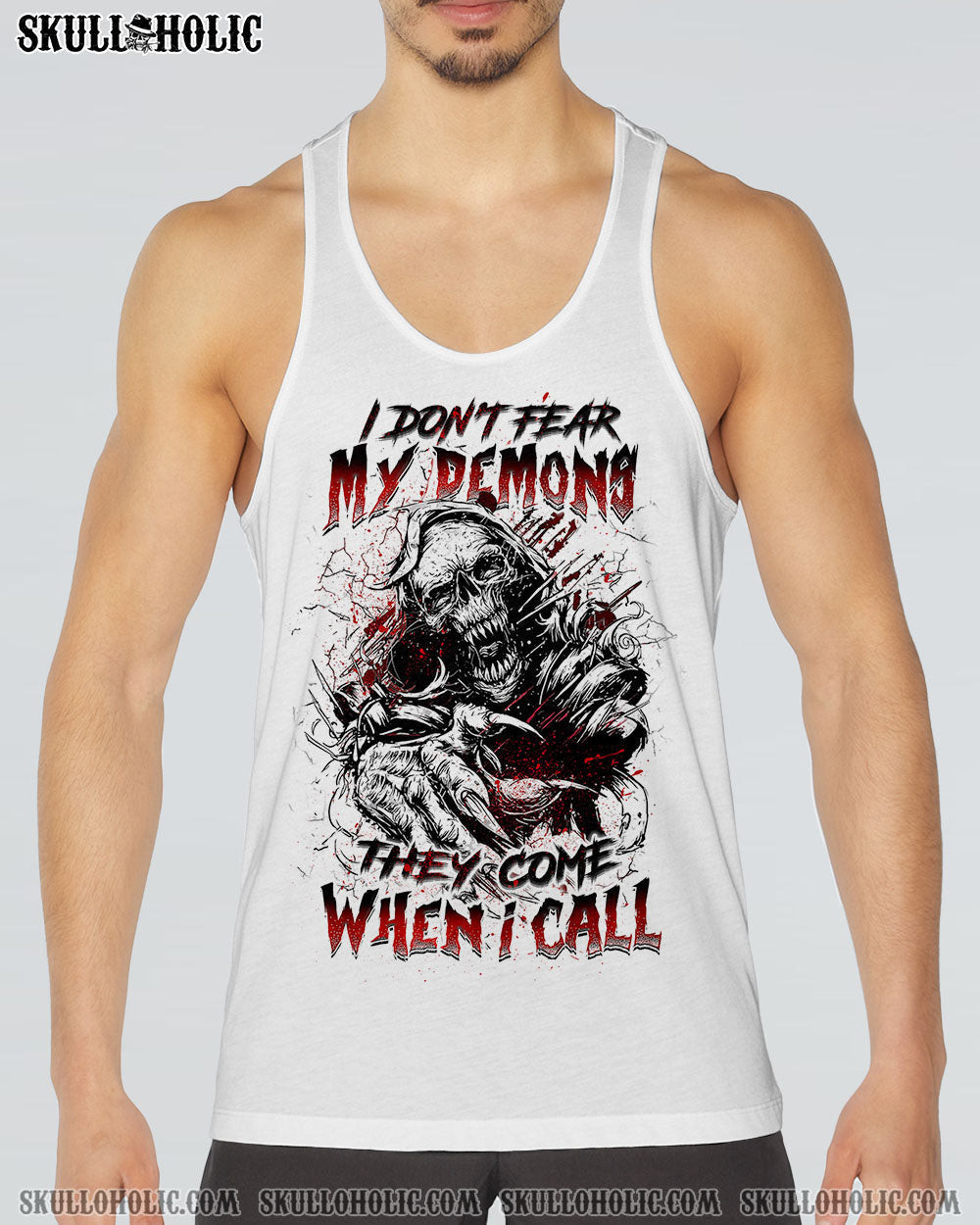 BLISSCORNERS I DON'T FEAR MY DEMONS ALL OVER PRINT