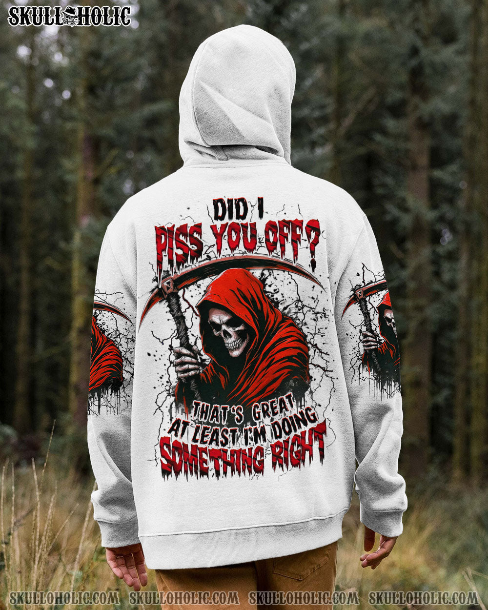 BLISSCORNERS DID I PISS YOU OFF SKULL REAPER ALL OVER PRINT