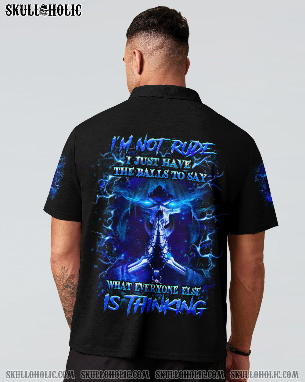 BLISSCORNERS I'M NOT RUDE I JUST HAVE THE BALLS ALL OVER PRINT