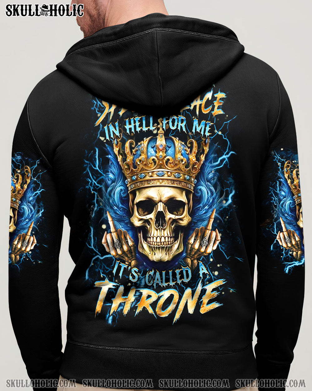 BLISSCORNERS THRONE SKULL ALL OVER PRINT