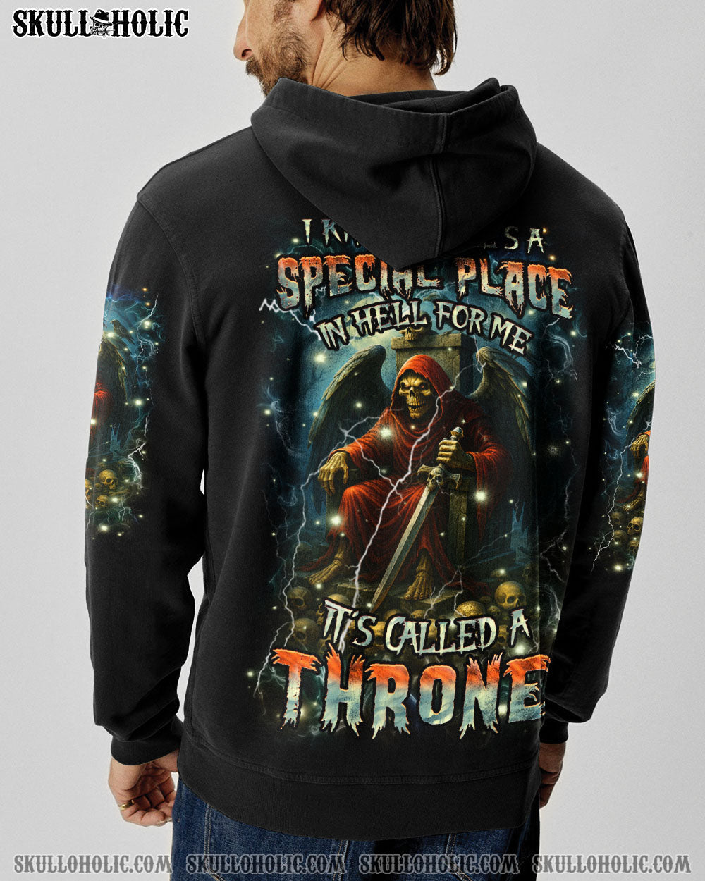 BLISSCORNERS THRONE SKULL ALL OVER PRINT