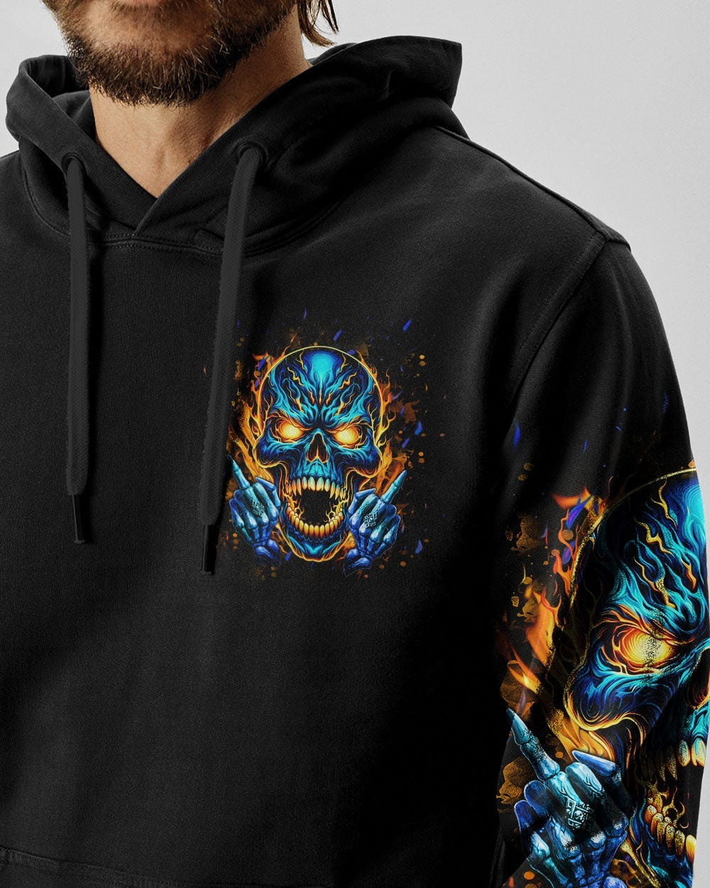 BLISSCORNERS WARNING I'M AN A SKULL ALL OVER PRINT