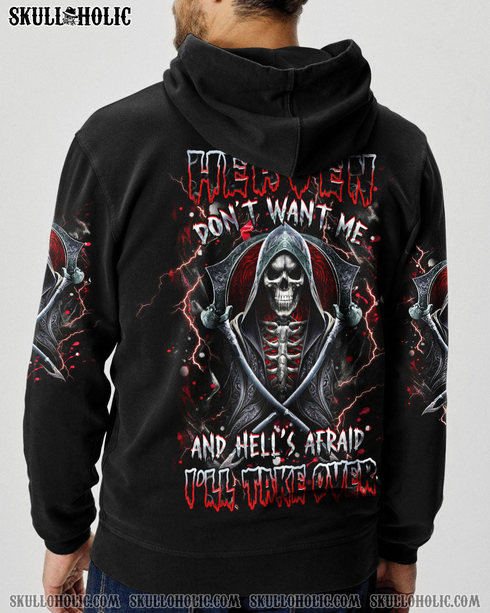 BLISSCORNERS HEAVEN DON'T WANT ME ALL OVER PRINT