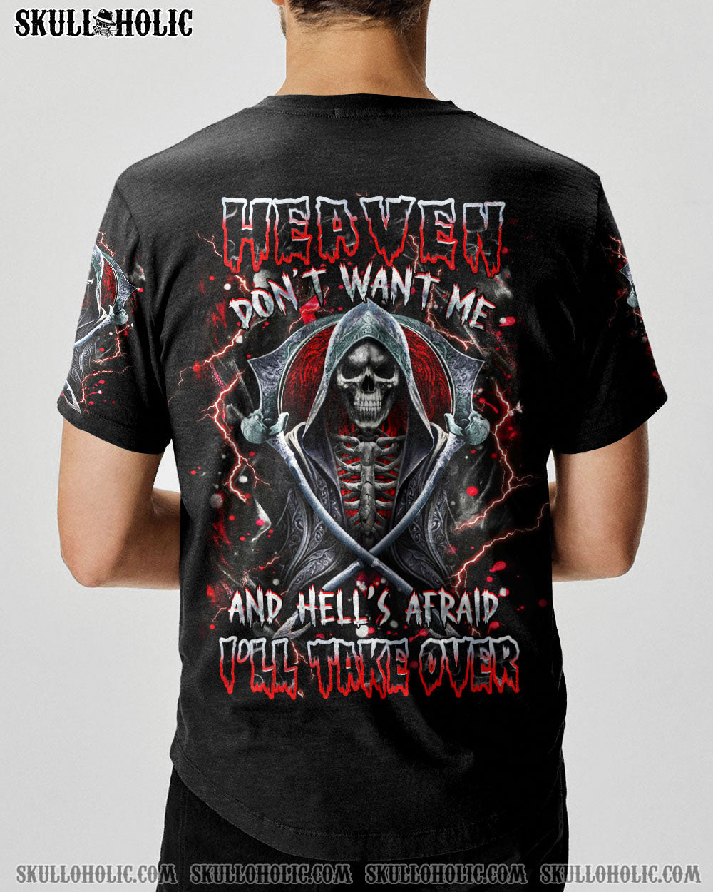 BLISSCORNERS HEAVEN DON'T WANT ME ALL OVER PRINT