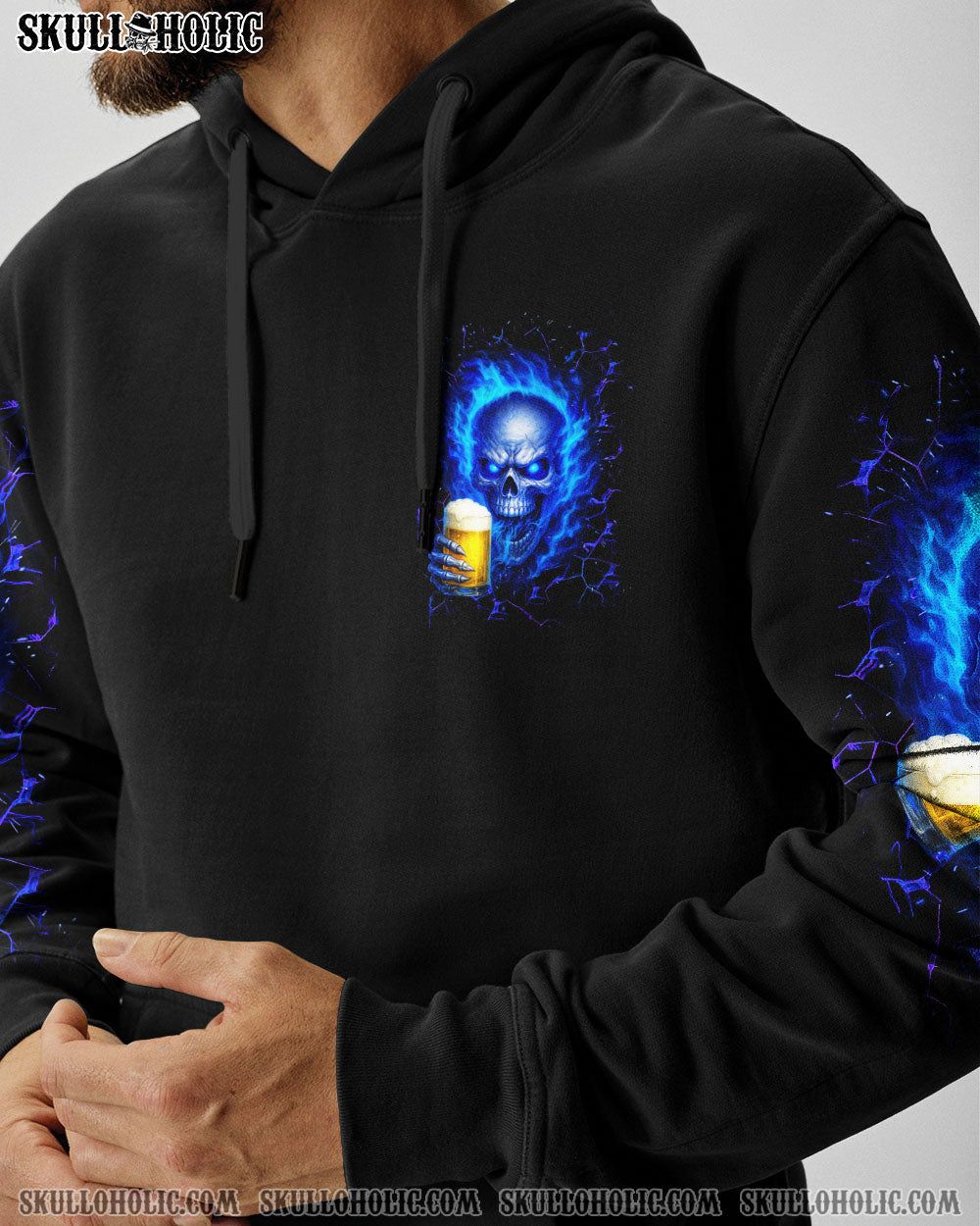 BLISSCORNERS BRING BEER SKULL ALL OVER PRINT