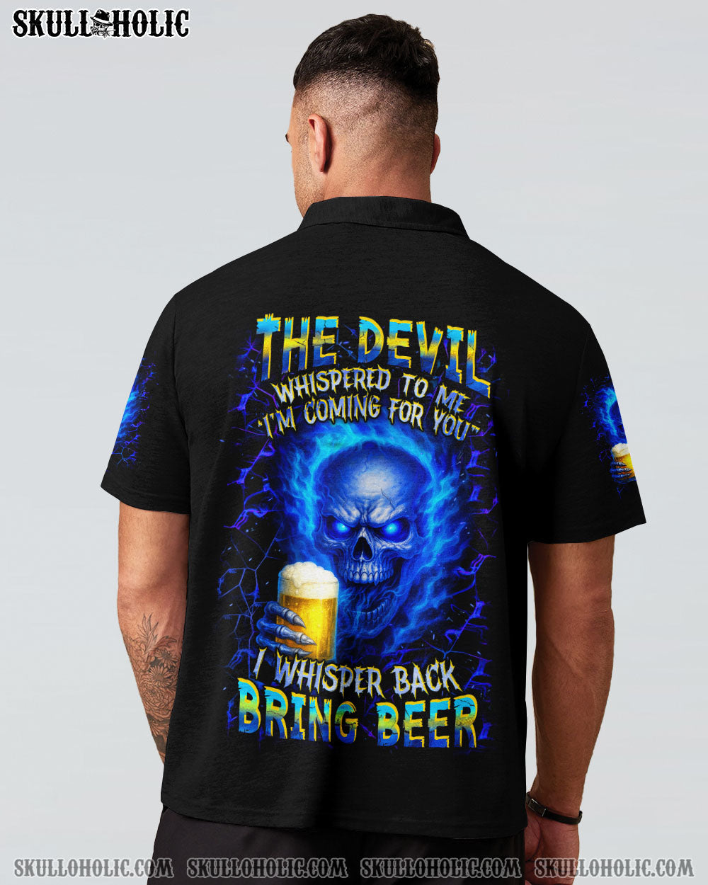 BLISSCORNERS BRING BEER SKULL ALL OVER PRINT