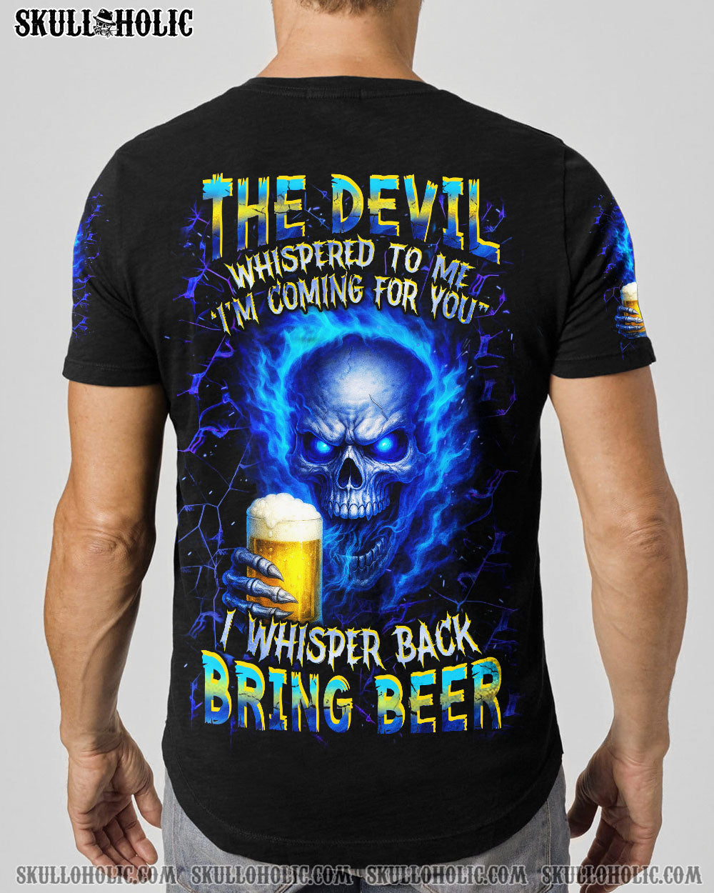 BLISSCORNERS BRING BEER SKULL ALL OVER PRINT