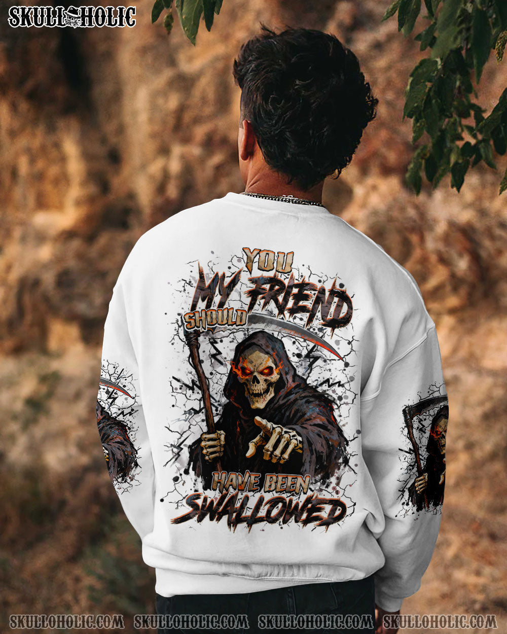 BLISSCORNERS YOU MY FRIEND SHOULD HAVE BEEN SWALLOWED ALL OVER PRINT