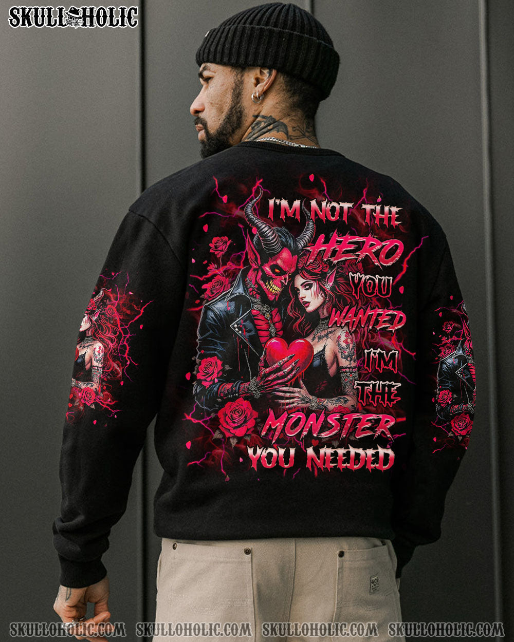 BLISSCORNERS I'M NOT THE HERO YOU WANTED ALL OVER PRINT