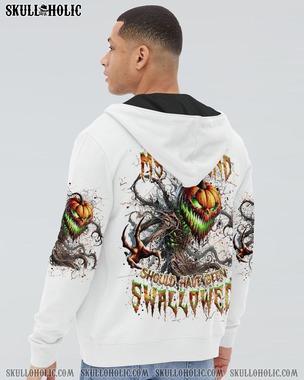 BLISSCORNERS YOU MY FRIEND SHOULD HAVE BEEN SWALLOWED HALLOWEEN ALL OVER PRINT