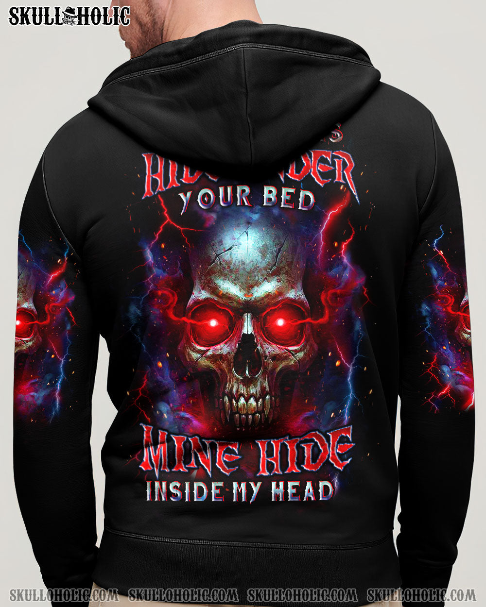 BLISSCORNERS YOUR DEMONS HIDE UNDER YOUR BED ALL OVER PRINT