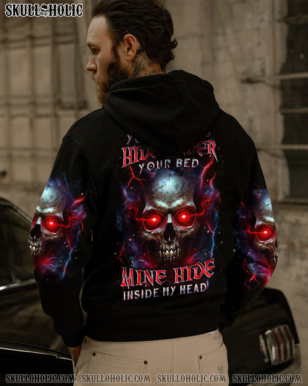 BLISSCORNERS YOUR DEMONS HIDE UNDER YOUR BED ALL OVER PRINT