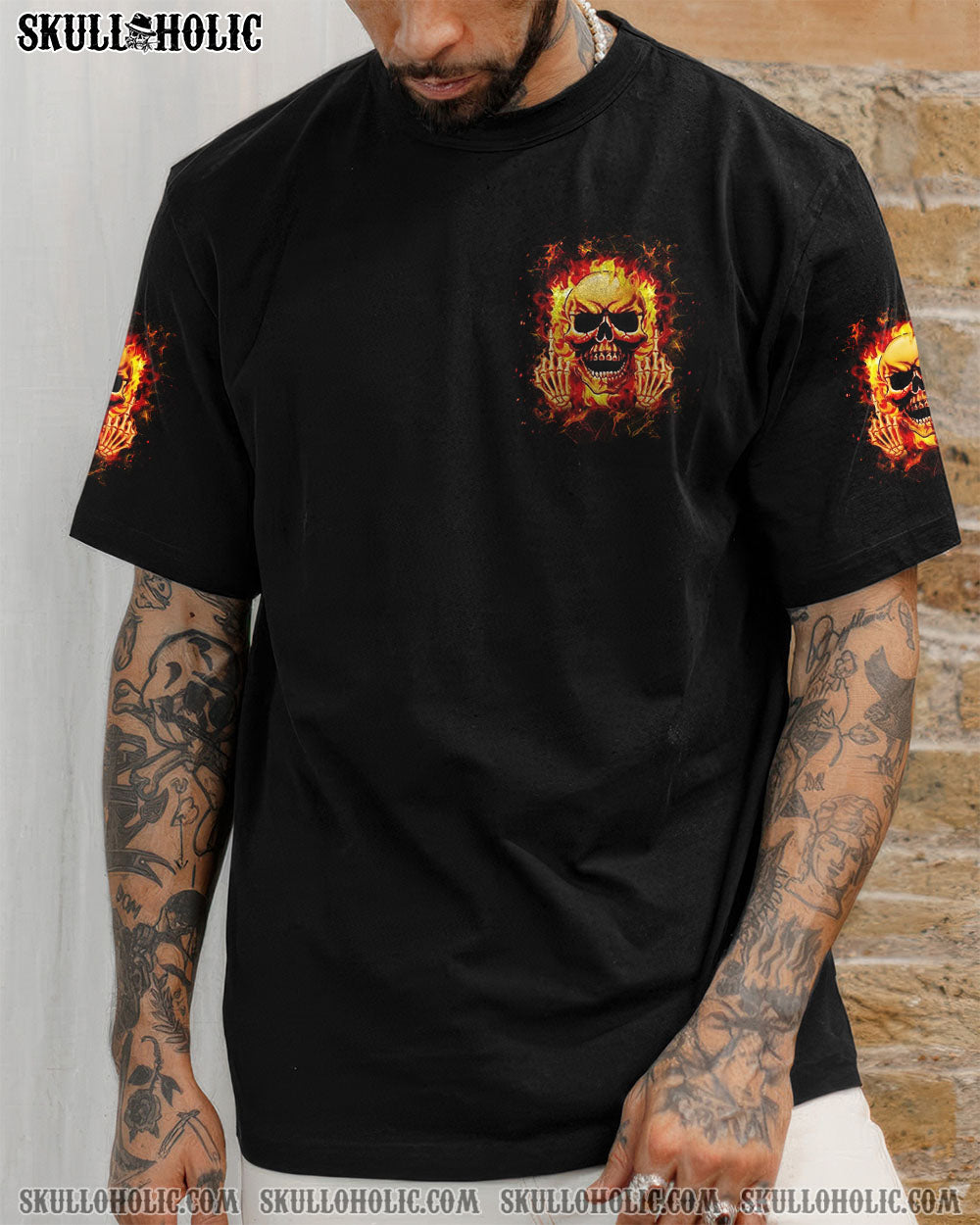 BLISSCORNERS WARNING I'M AN A SKULL ALL OVER PRINT