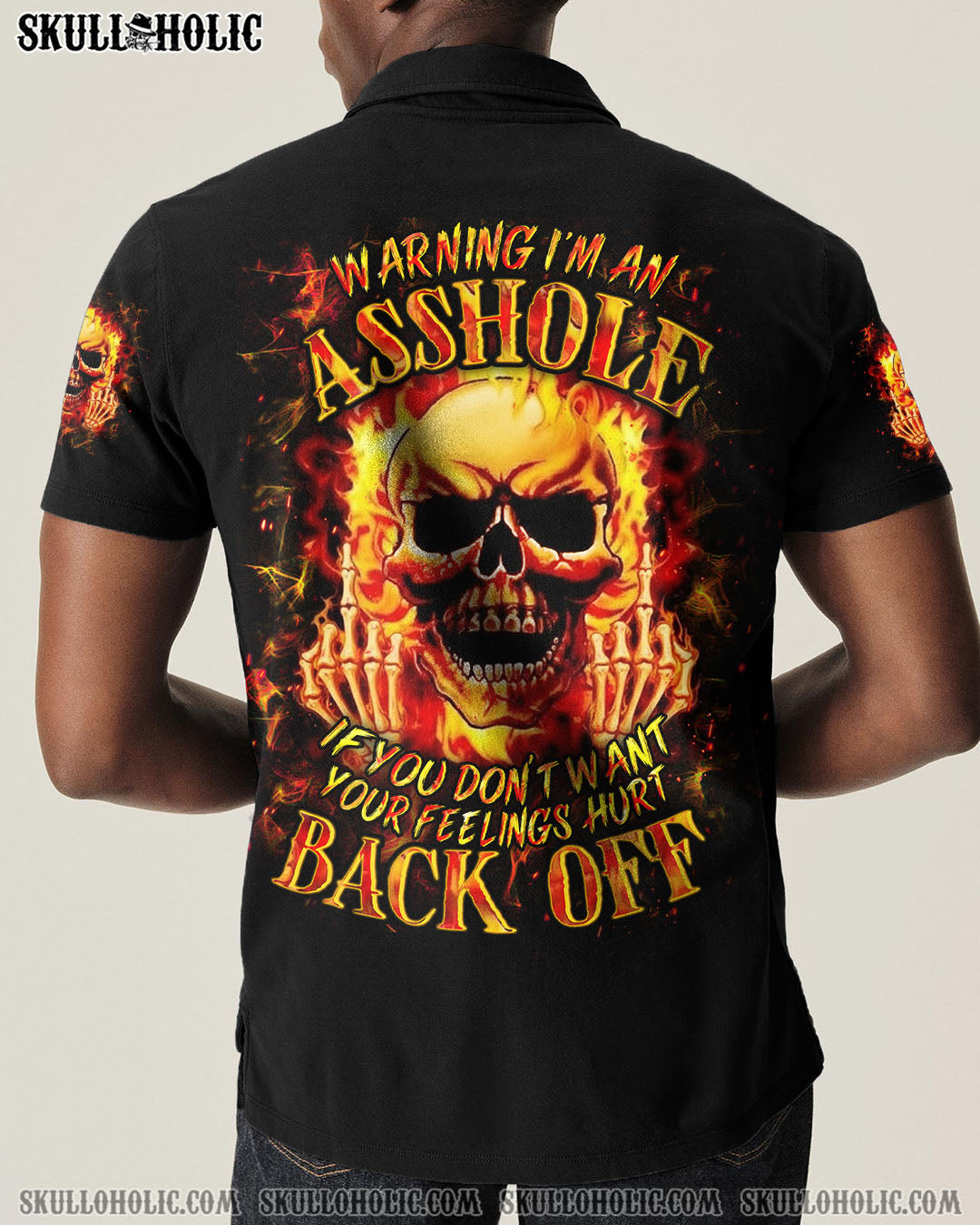 BLISSCORNERS WARNING I'M AN A SKULL ALL OVER PRINT