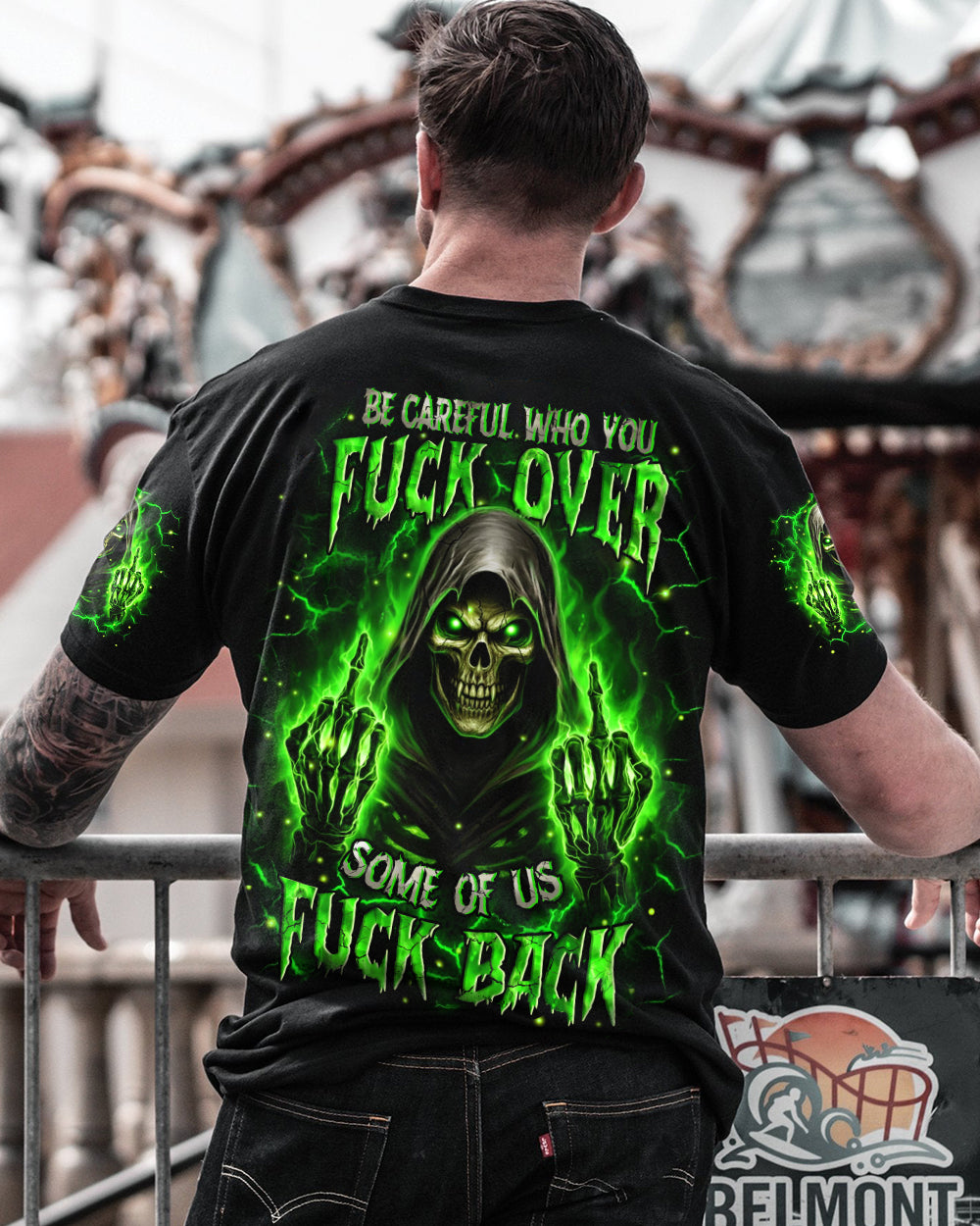 BLISSCORNERS BE CAREFUL REAPER ALL OVER PRINT