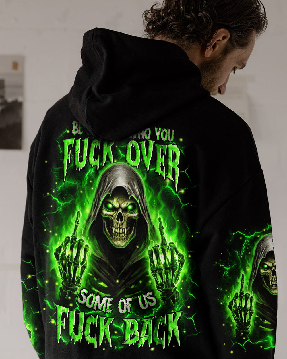 BLISSCORNERS BE CAREFUL REAPER ALL OVER PRINT