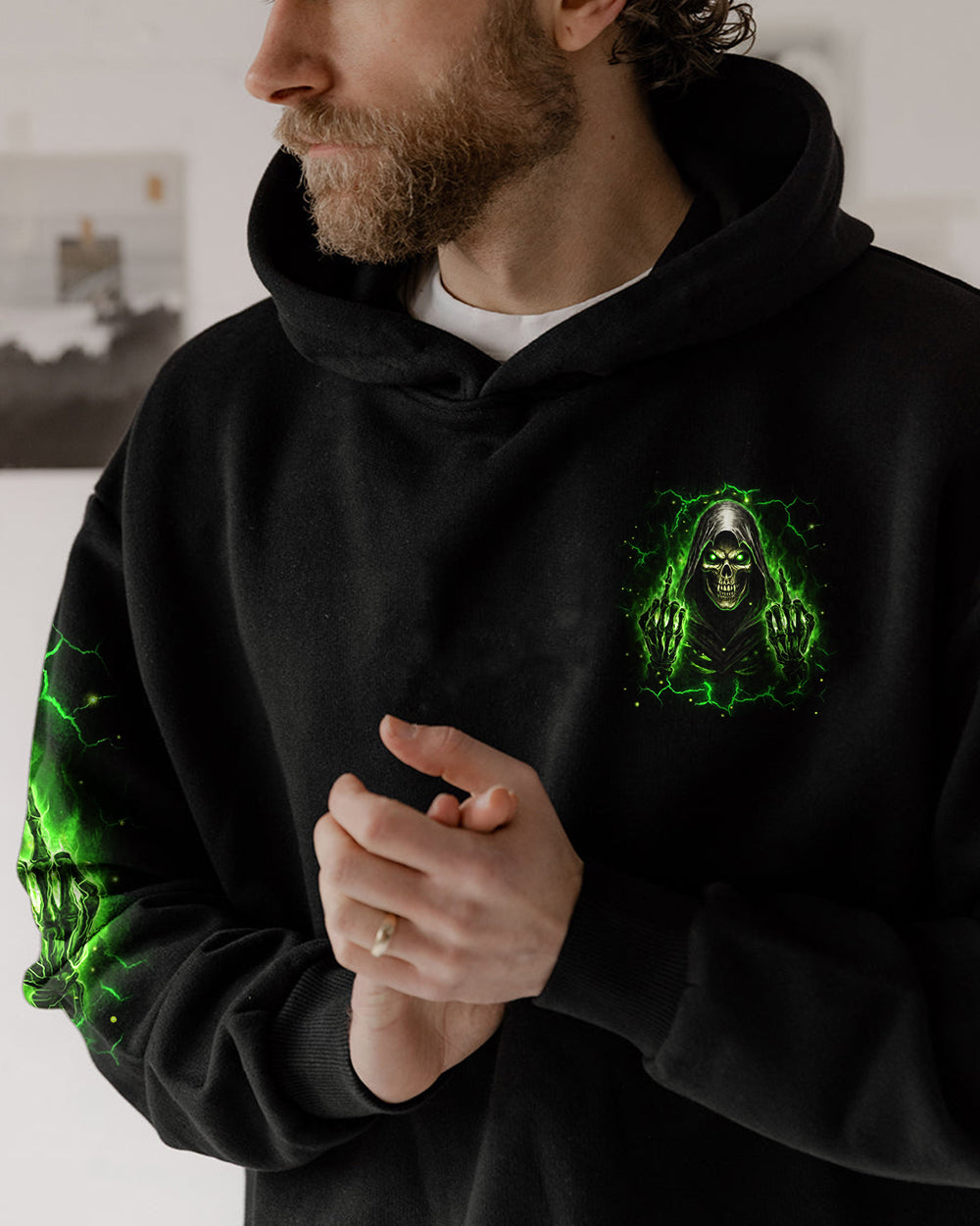 BLISSCORNERS BE CAREFUL REAPER ALL OVER PRINT