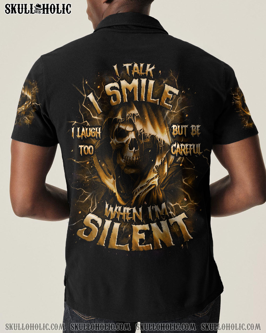 BLISSCORNERS BE CAREFUL WHEN I'M SILENT REAPER ALL OVER PRINT