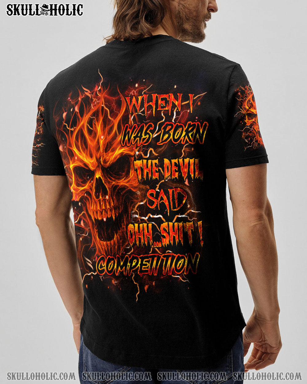 BLISSCORNERS WHEN I WAS BORN SKULL ALL OVER PRINT