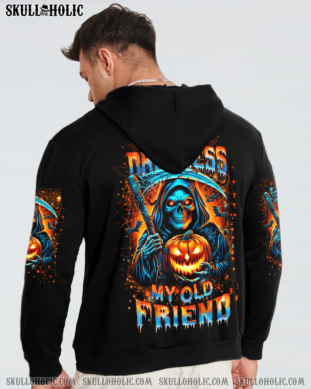 BLISSCORNERS HELLO DARKNESS MY OLD FRIEND HALLOWEEN ALL OVER PRINT