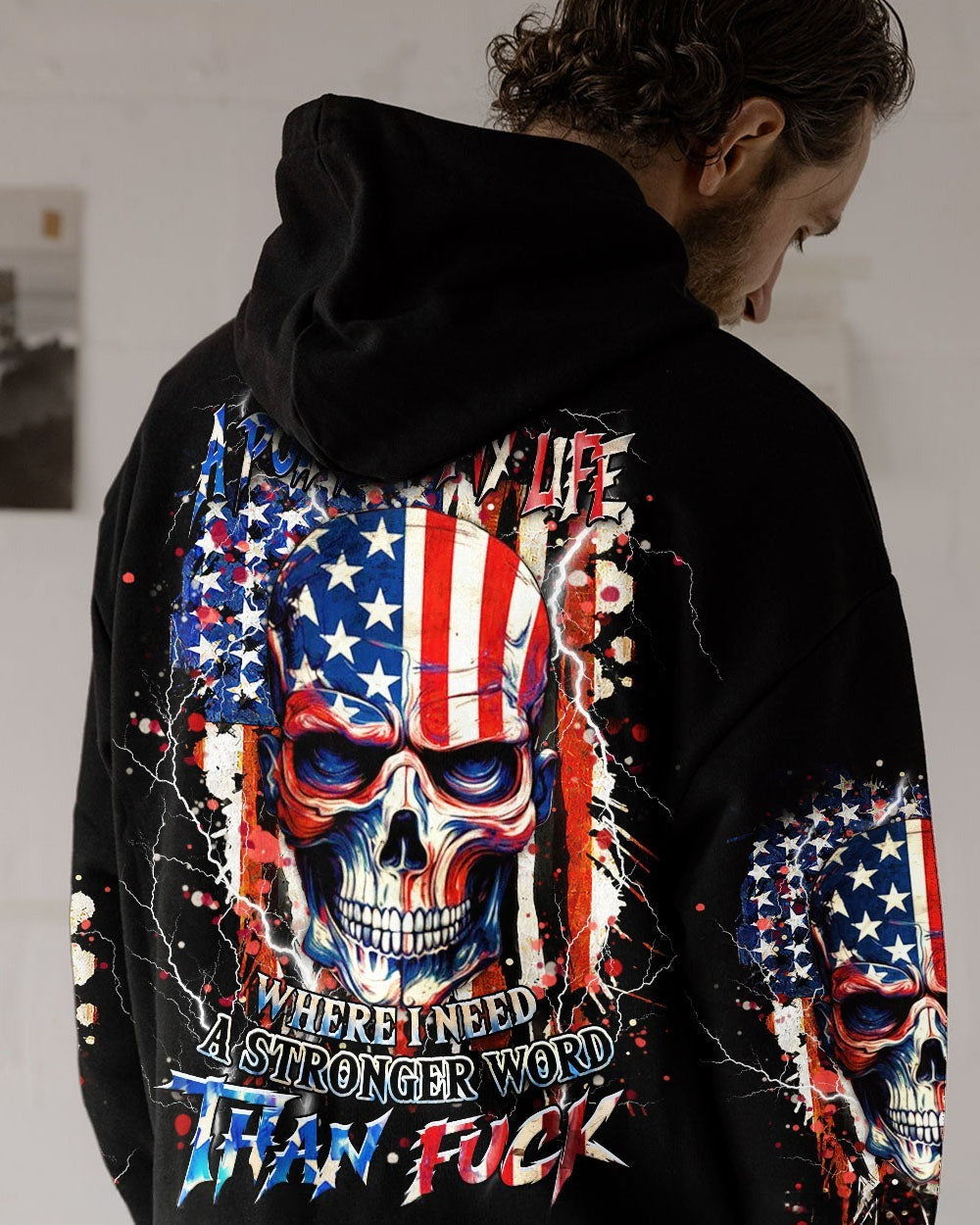 BLISSCORNERS I'VE COME TO A POINT SKULL ALL OVER PRINT