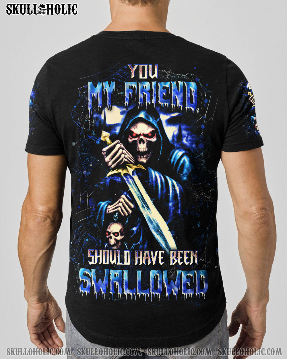 BLISSCORNERS YOU MY FRIEND SHOULD HAVE BEEN SWALLOWED ALL OVER PRINT