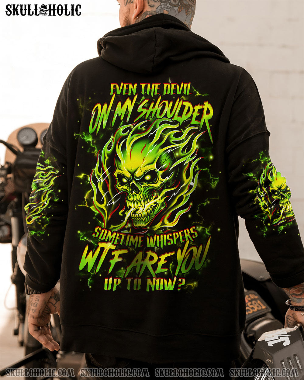 BLISSCORNERS EVEN THE DEVIL ON MY SHOULDER ALL OVER PRINT