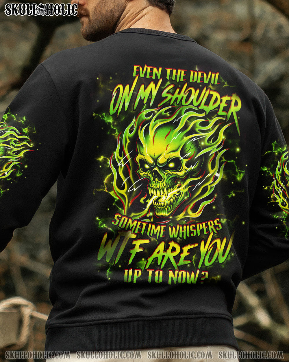 BLISSCORNERS EVEN THE DEVIL ON MY SHOULDER ALL OVER PRINT