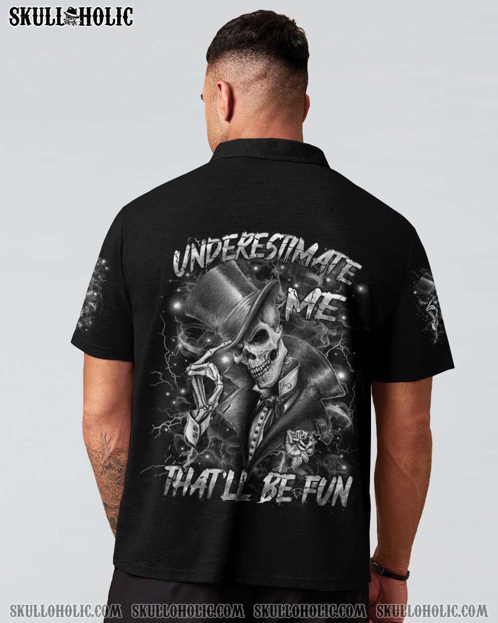 BLISSCORNERS UNDERESTIMATE ME THAT'LL BE FUN ALL OVER PRINT