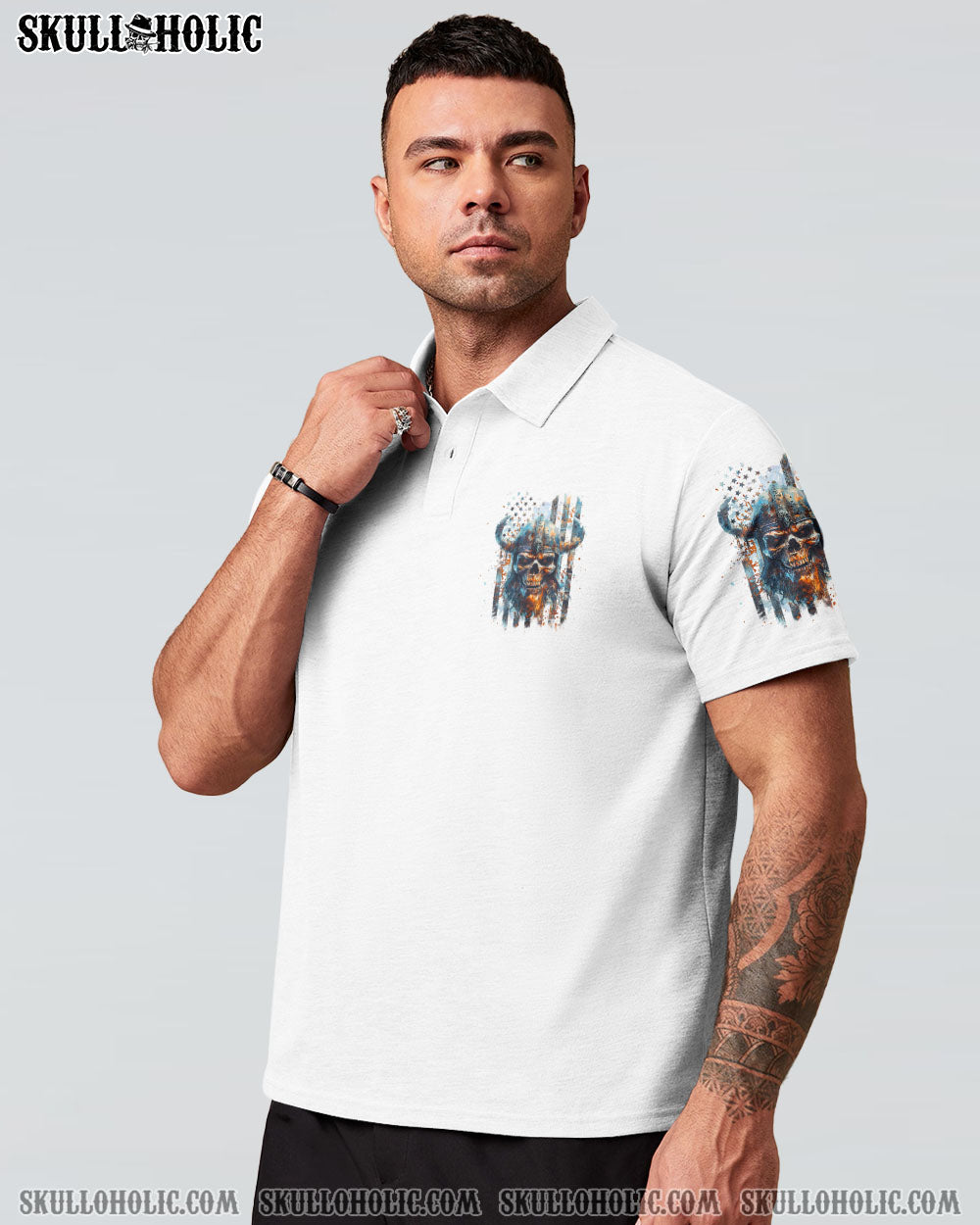 BLISSCORNERS I DON'T STOP WHEN I'M TIRED VIKING SKULL ALL OVER PRINT