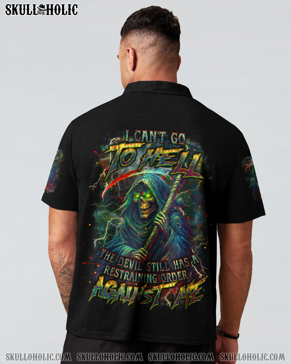 BLISSCORNERS I CAN'T GO TO HELL SKULL ALL OVER PRINT