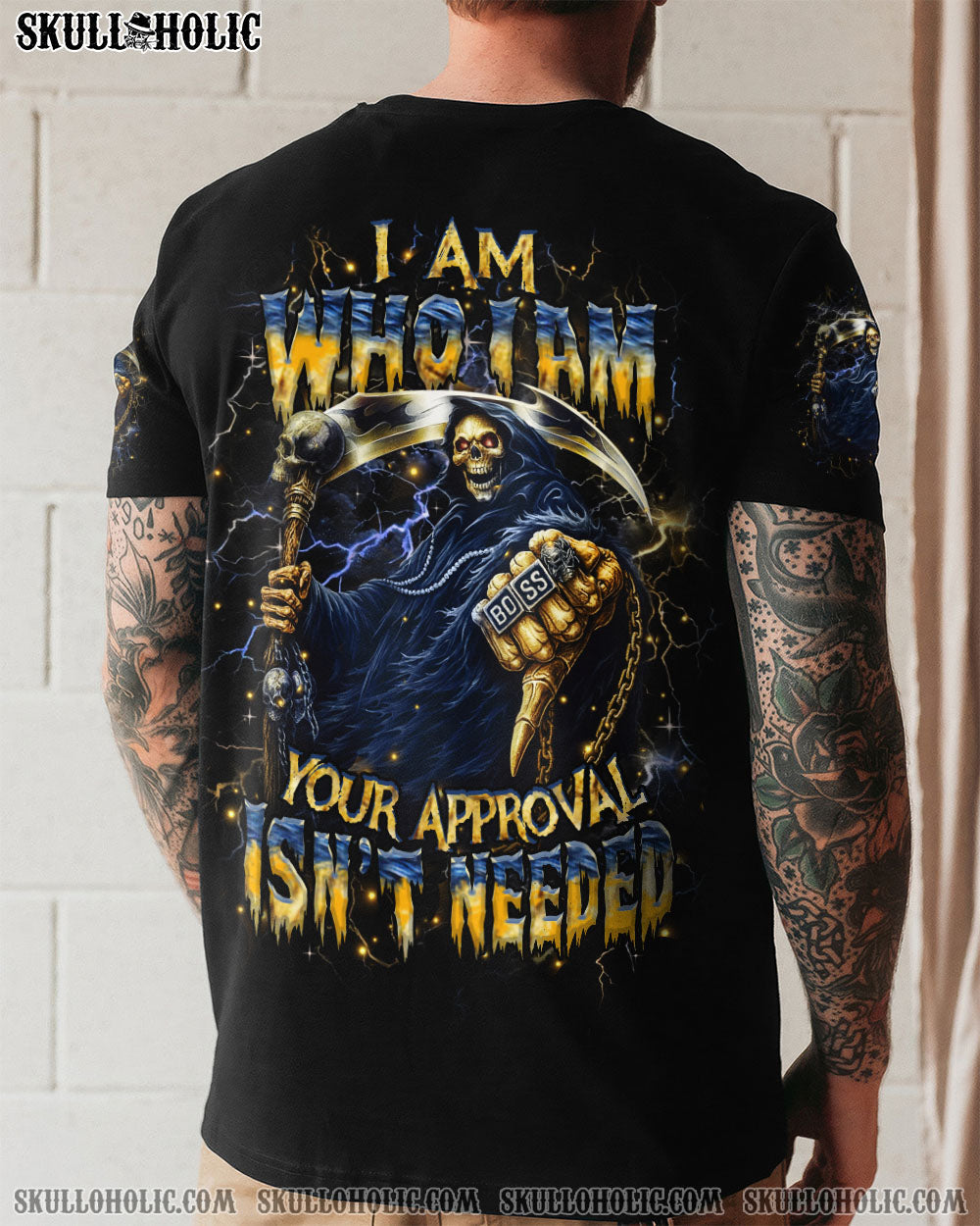 BLISSCORNERS I AM WHO I AM ALL OVER PRINT