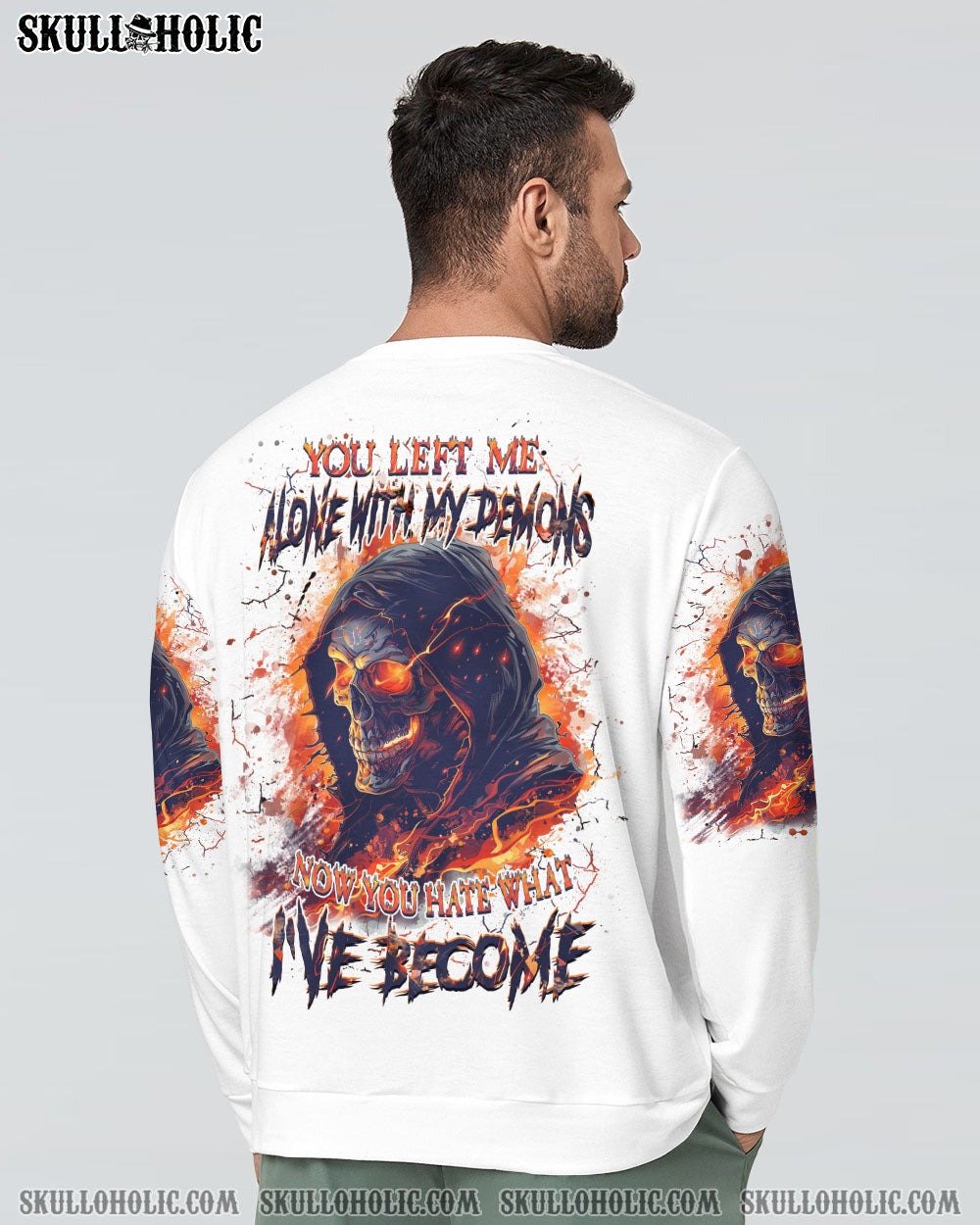 BLISSCORNERS YOU LEFT ME ALONE WITH MY DEMONS ALL OVER PRINT