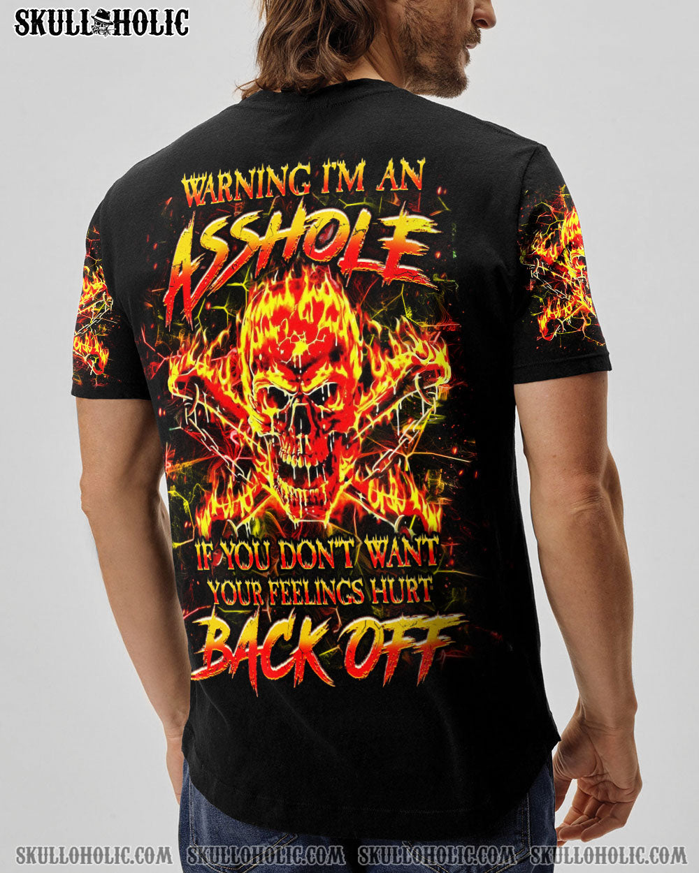 BLISSCORNERS WARNING I'M AN A SKULL ALL OVER PRINT