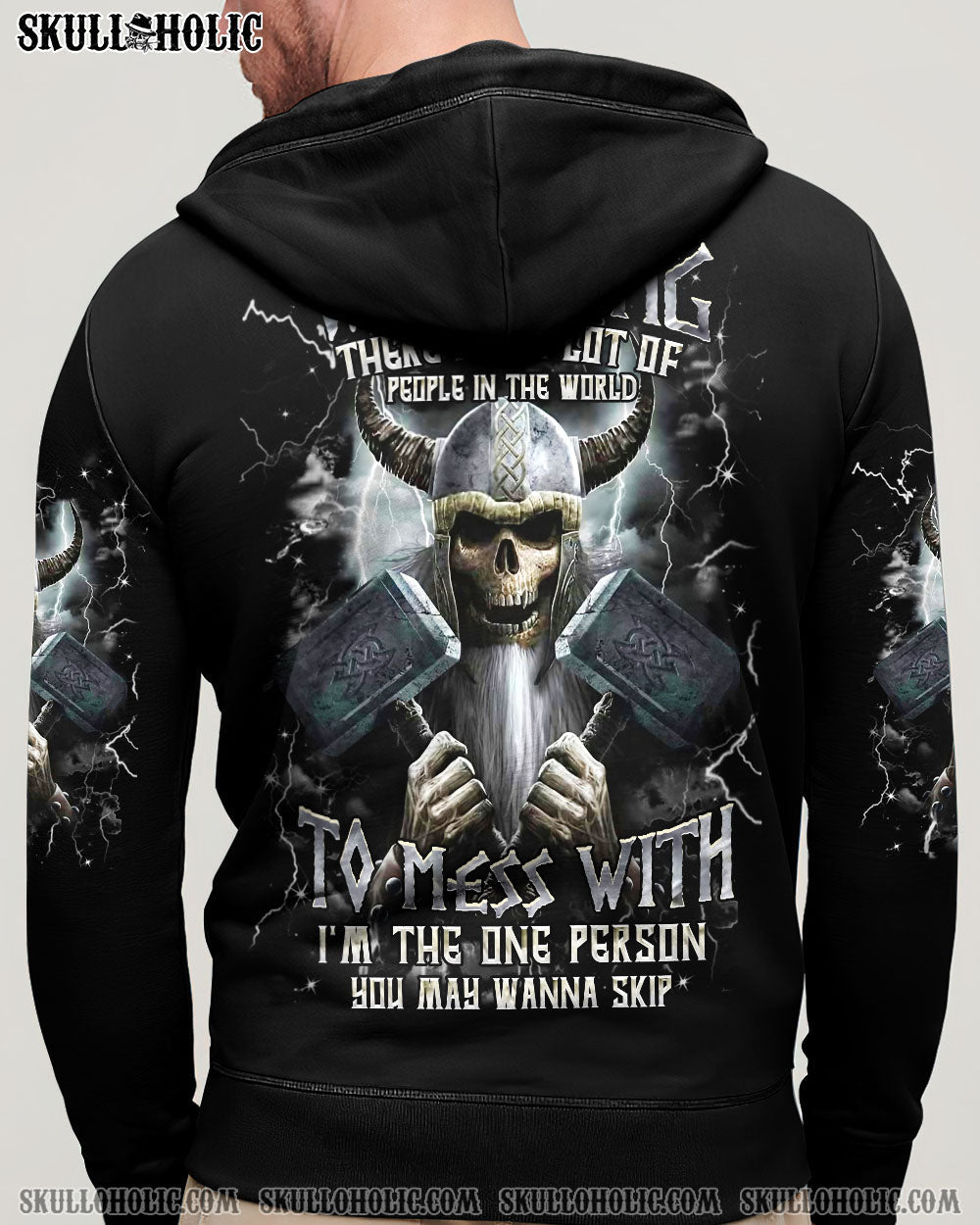 BLISSCORNERS I'M THE ONE PERSON YOU MAY WANNA SKIP ALL OVER PRINT