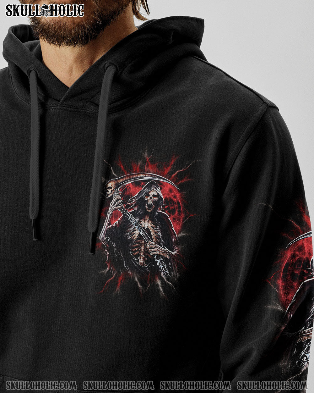 BLISSCORNERS I CAN'T GO TO HELL SKULL REAPER ALL OVER PRINT
