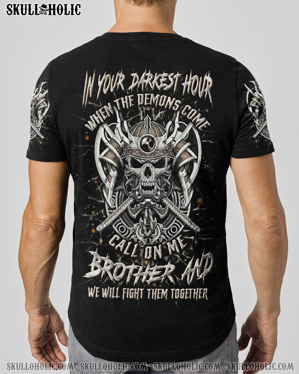 BLISSCORNERS IN YOUR DARKEST HOUR VIKING SKULL ALL OVER PRINT