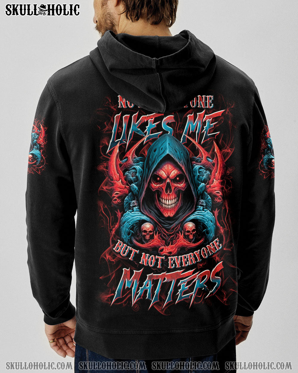 BLISSCORNERS NOT EVERYONE LIKES ME SKULL REAPER ALL OVER PRINT
