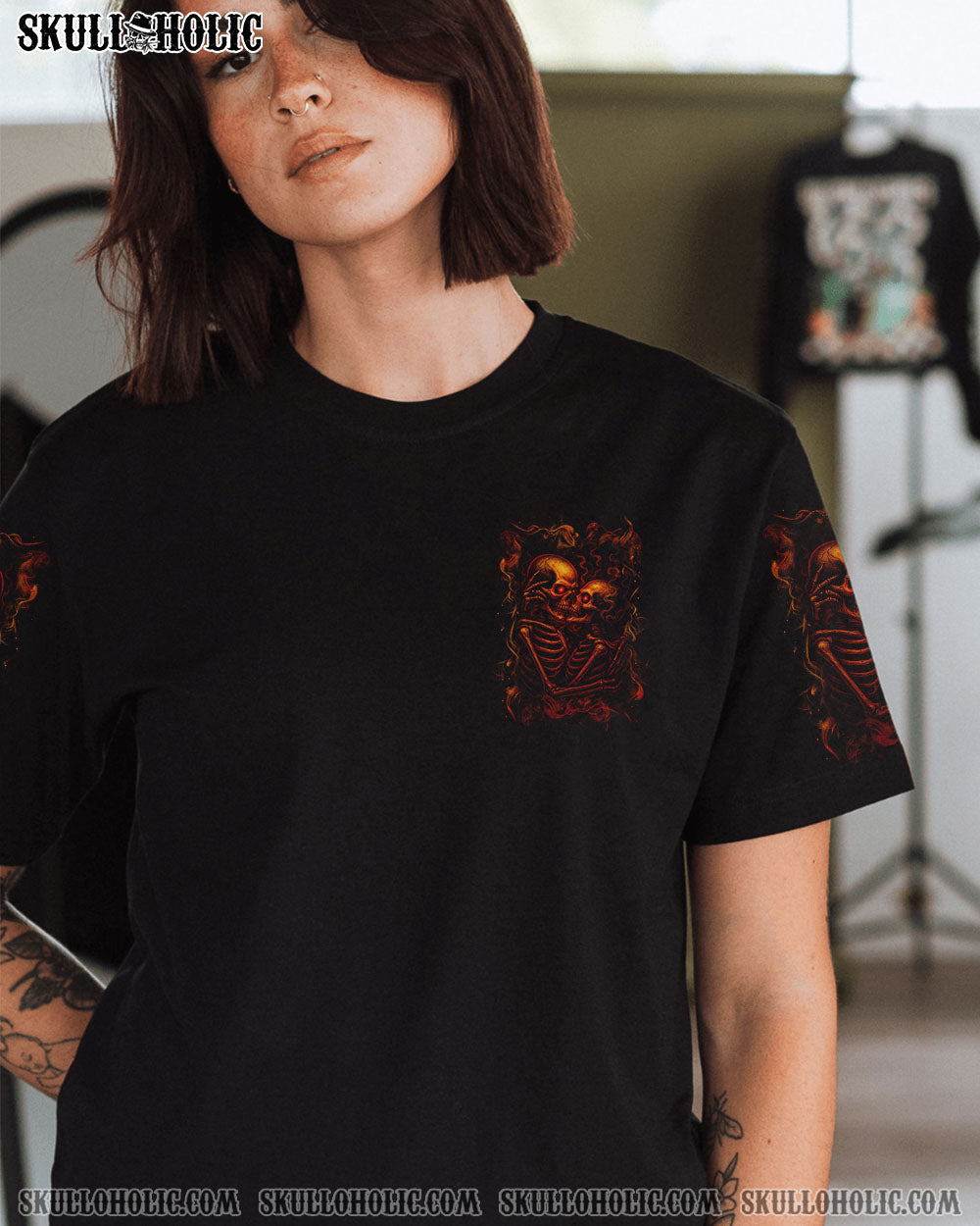 BLISSCORNERS TRUE LOVE NEVER DIES COUPLE ALL OVER PRINT