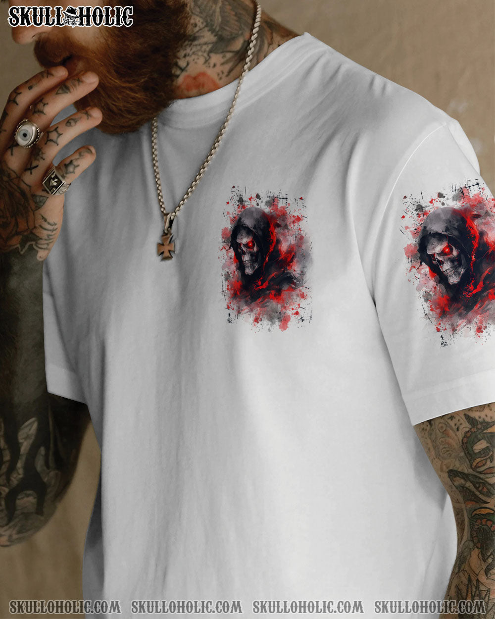 BLISSCORNERS NOT EVERYONE LIKES ME SKULL REAPER ALL OVER PRINT