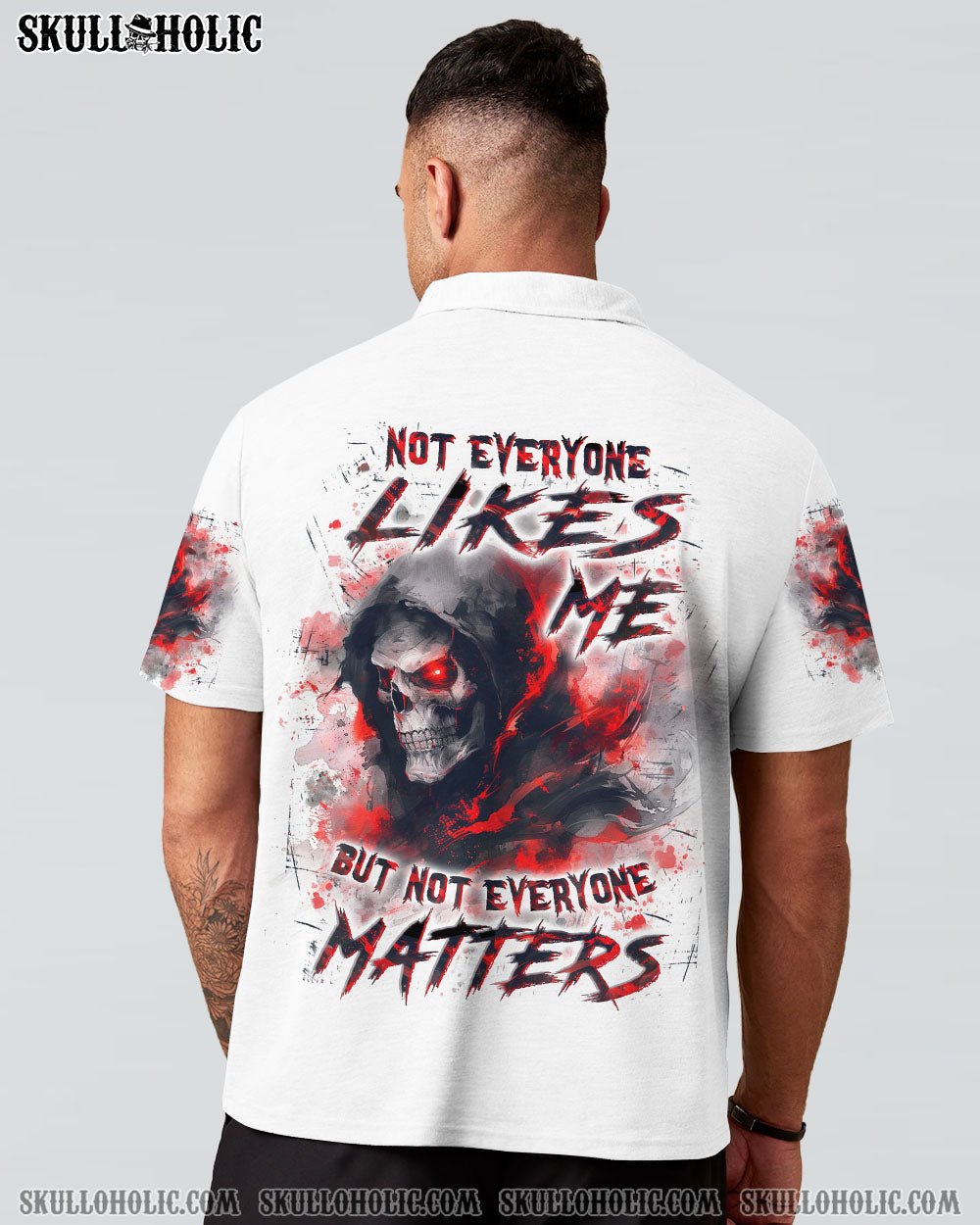 BLISSCORNERS NOT EVERYONE LIKES ME SKULL REAPER ALL OVER PRINT
