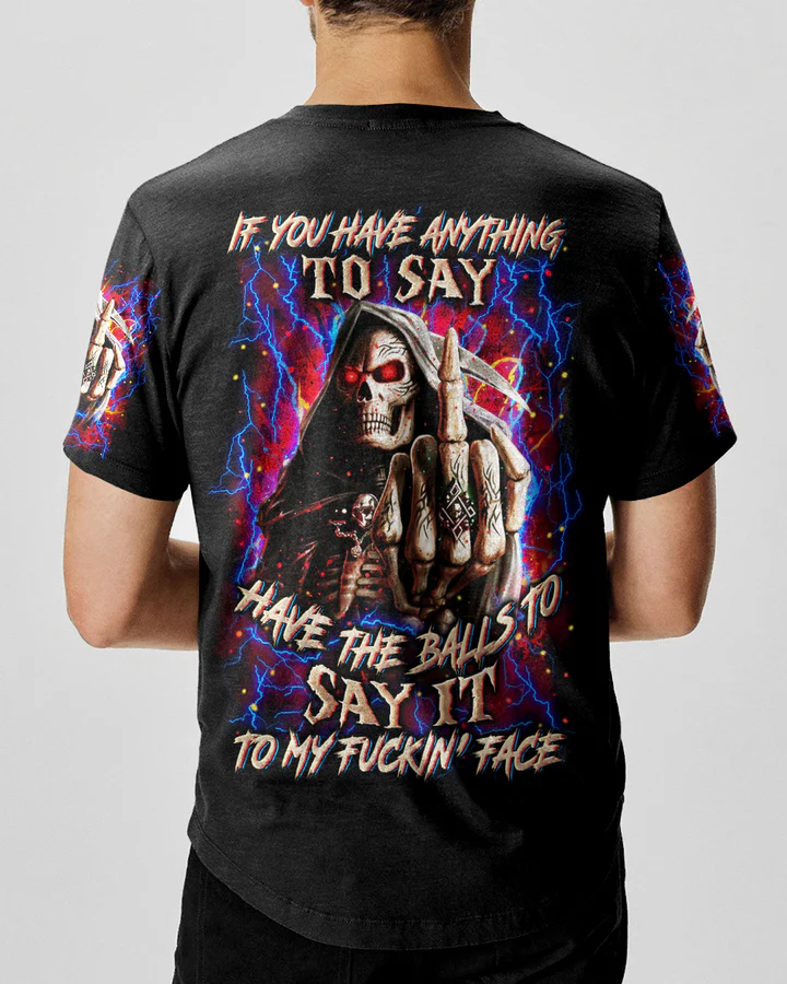 BLISSCORNERS IF YOU HAVE ANYTHING TO SAY REAPER ALL OVER PRINT