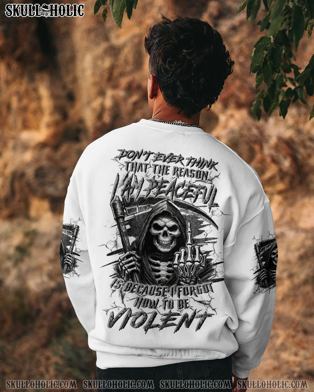 BLISSCORNERS THE REASON I AM PEACEFUL ALL OVER PRINT