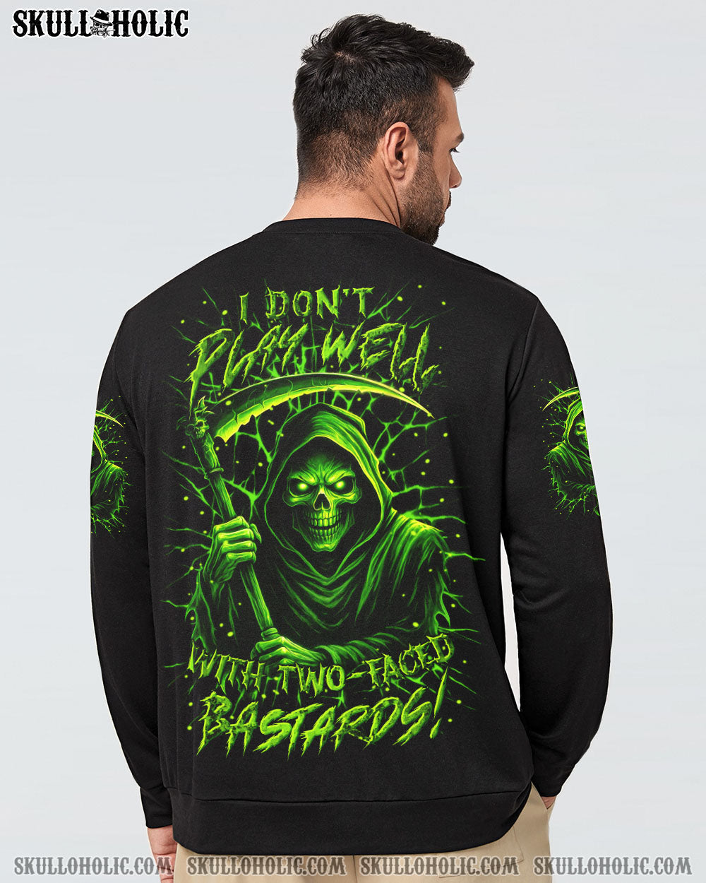 BLISSCORNERS I DON'T PLAY WELL SKULL REAPER ALL OVER PRINT