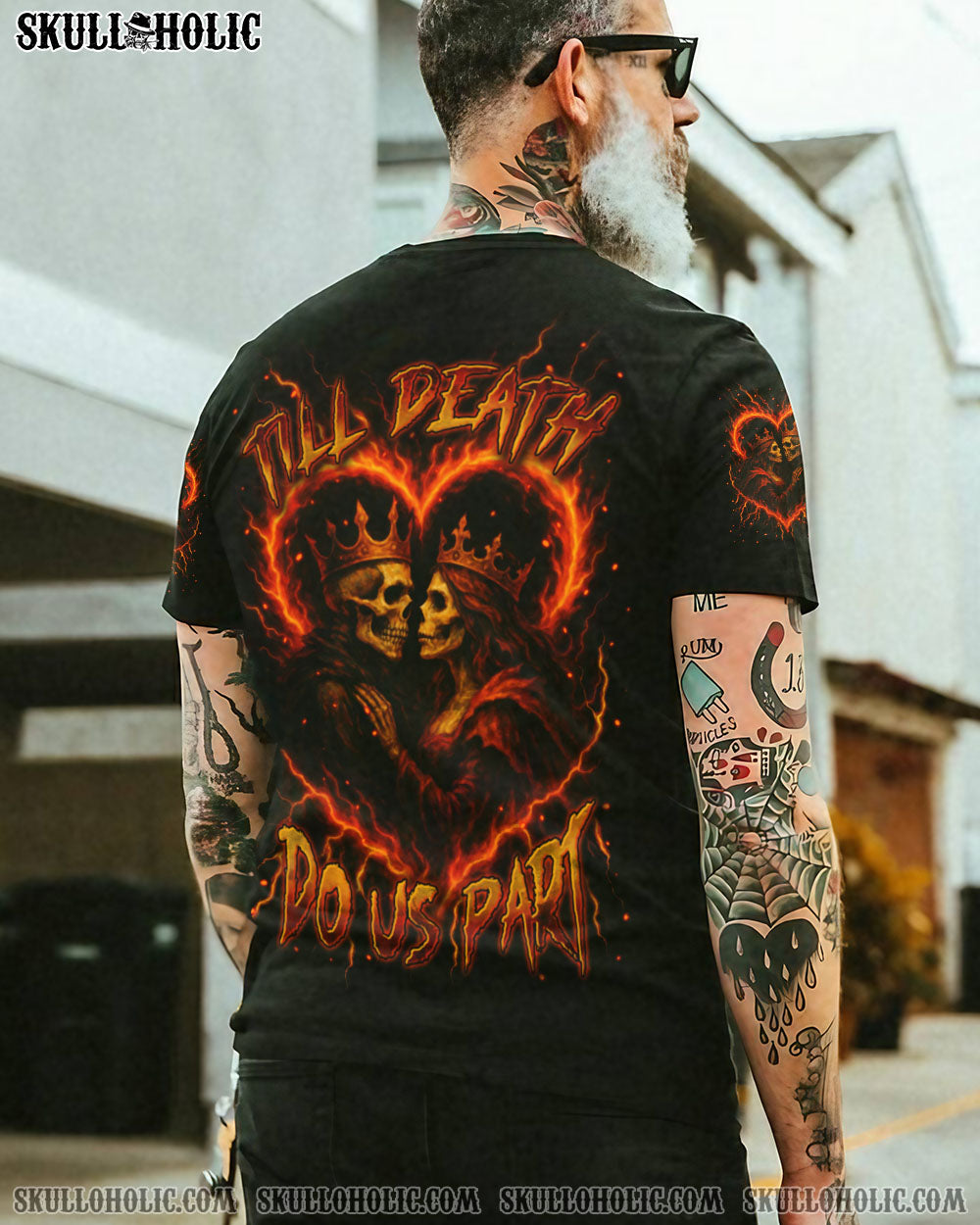 BLISSCORNERS TILL DEATH DO US PART COUPLE ALL OVER PRINT