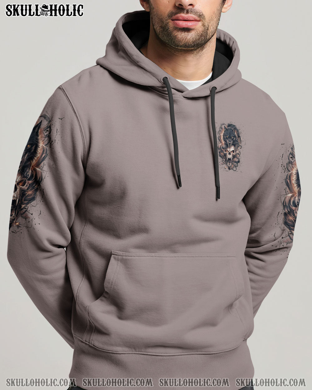 BLISSCORNERS YOUR FIRST MISTAKE WOLF SKULL ALL OVER PRINT