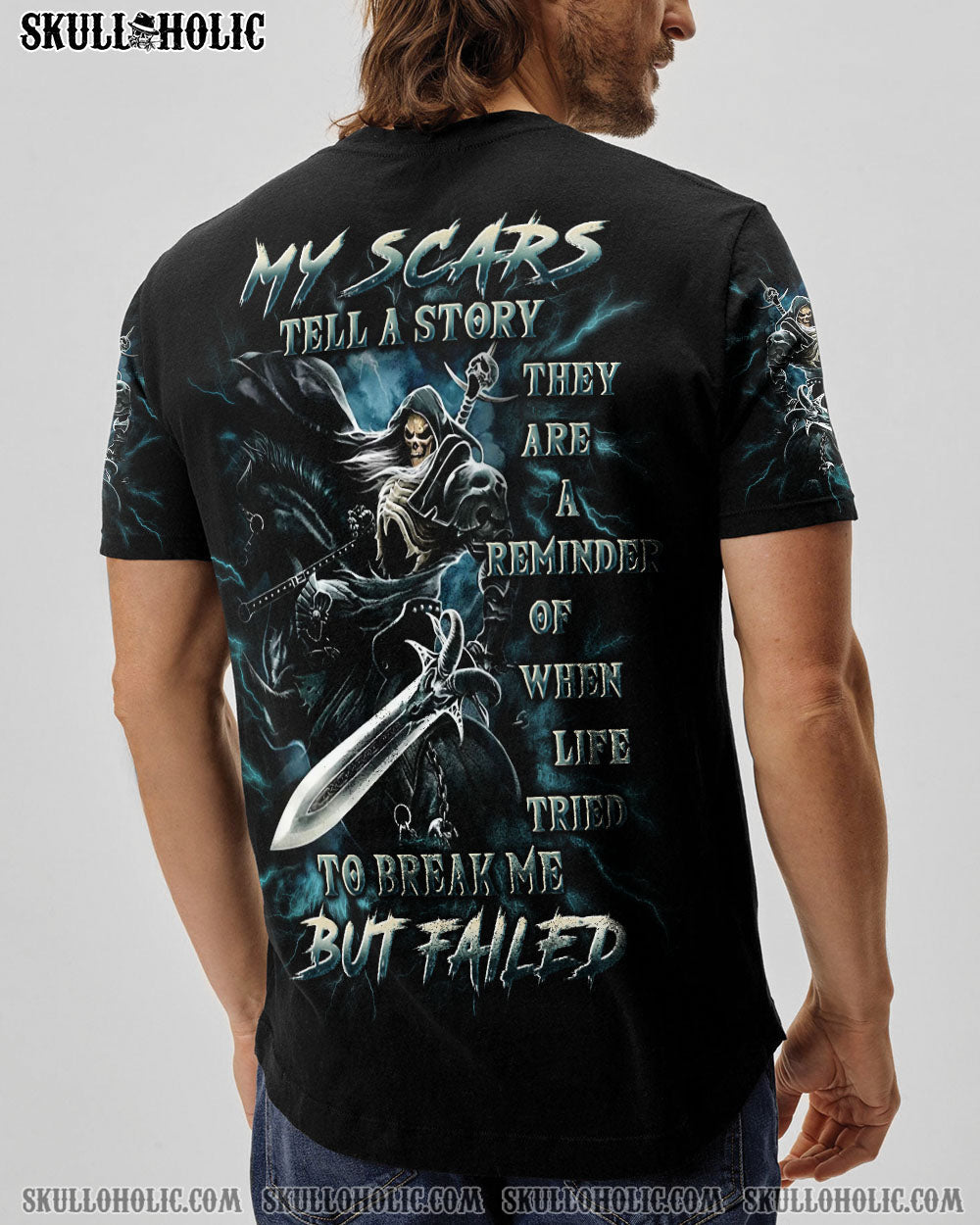 BLISSCORNERS MY SCARS TELL A STORY ALL OVER PRINT