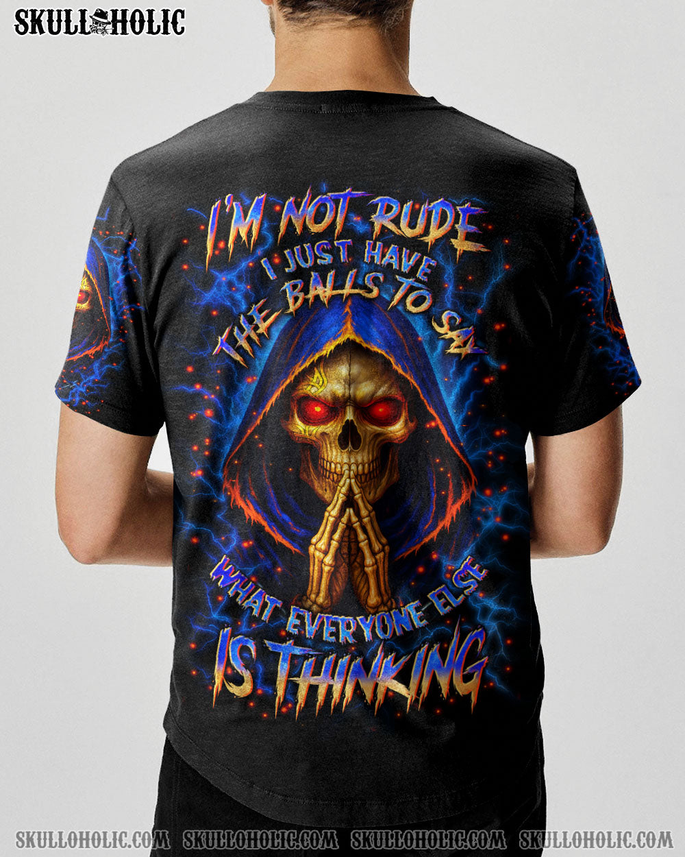 BLISSCORNERS I'M NOT RUDE I JUST HAVE THE BALLS ALL OVER PRINT